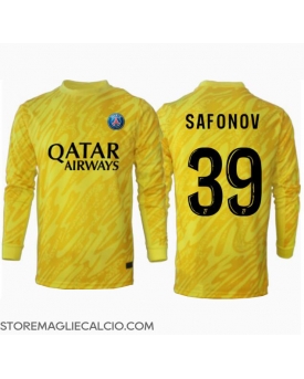 Paris Saint-Germain Matvei Safonov #39 Portiere Maglia Gara Terza Repliche 2024-25 Maniche Lunghe